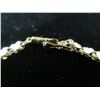 Image 2 : Gold 14K Hearts Chain Bracelet 3.38g (7"L)