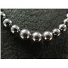 Image 2 : Black Hematite Beaded Necklace 18"L