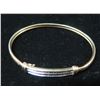 Image 1 : White Gold 14K Bracelet w/ Diamond Accents 8.25g (70mm)