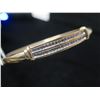 Image 8 : White Gold 14K Bracelet w/ Diamond Accents 8.25g (70mm)
