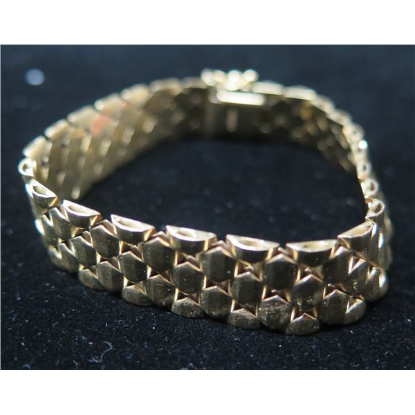 Gold 14K Link Bracelet 20.48g (7.25"L)