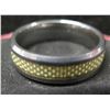 Image 1 : Large Men's Ring w/ Woven Design Size 14.5