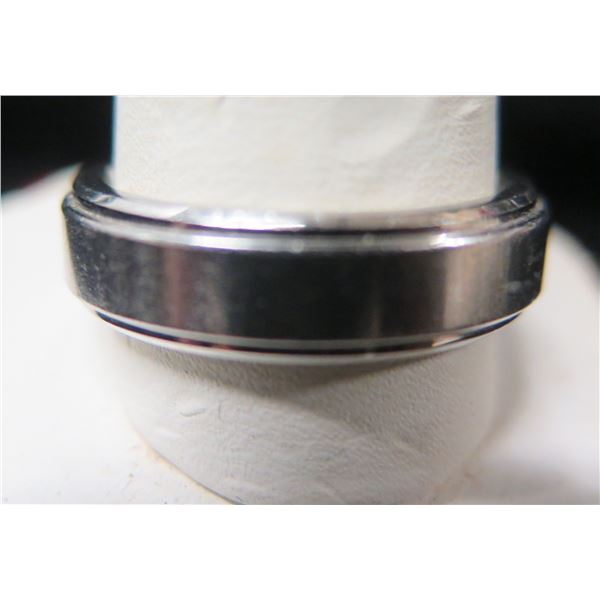 Men's Metal Ring Marked 'K' Size 9.5