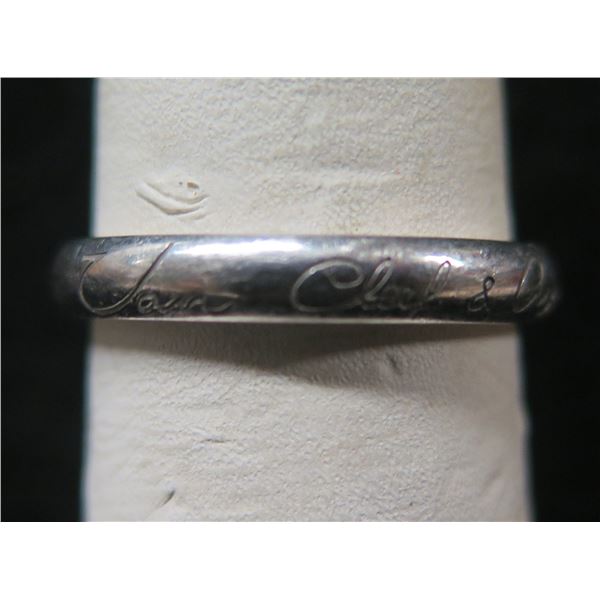 Arpel VCA PT950 Platinum Ring Size 7