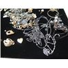 Image 10 : Misc Costume Jewelry: Bracelets, Rings, Earrings, Pins, Coin, Locks, etc