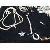 Image 2 : Misc Costume Jewelry: Bracelets, Rings, Earrings, Pins, Coin, Locks, etc