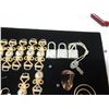 Image 8 : Misc Costume Jewelry: Bracelets, Rings, Earrings, Pins, Coin, Locks, etc