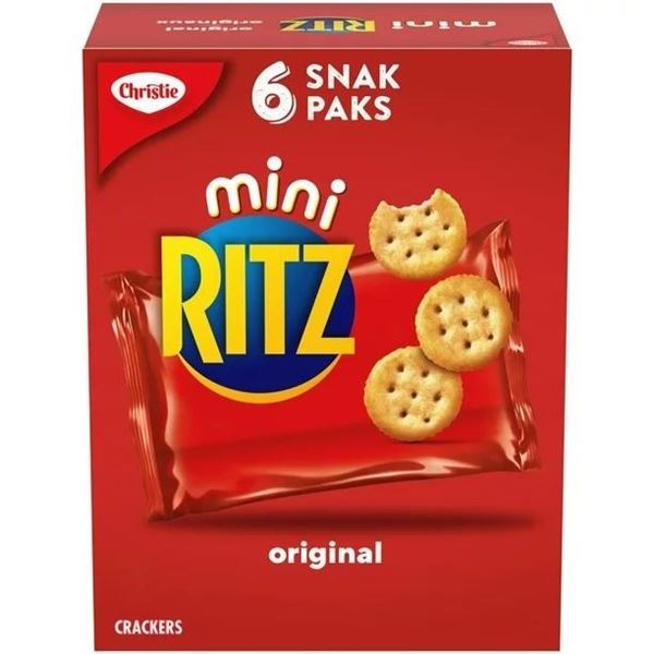 3/$5.00 BOXES RITZ SNAK PAKS (6 TO EACH BOX) 180 GRAMS