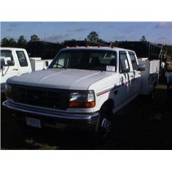 1996 FORD F350 CREW CAB SERVICE TRUCK
