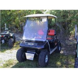 2001 CLUBCAR FOUR WHEEL HI-LIFT ELECTRIC GOLF CAR