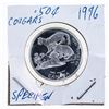 Canada 1996 50 Cents Silver Specimen Cougar