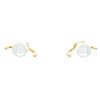 Image 1 : 24kt G.P. Fancy Drop Pearl Earrings