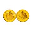 Image 1 : Lot 2 Mini Gold Coins - Not Tested