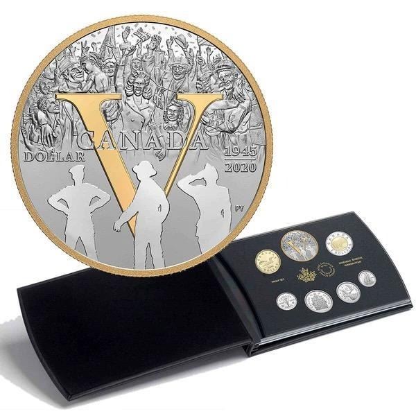 2020 75th Anniversary of V-E Day - Pure Silver Proof Set