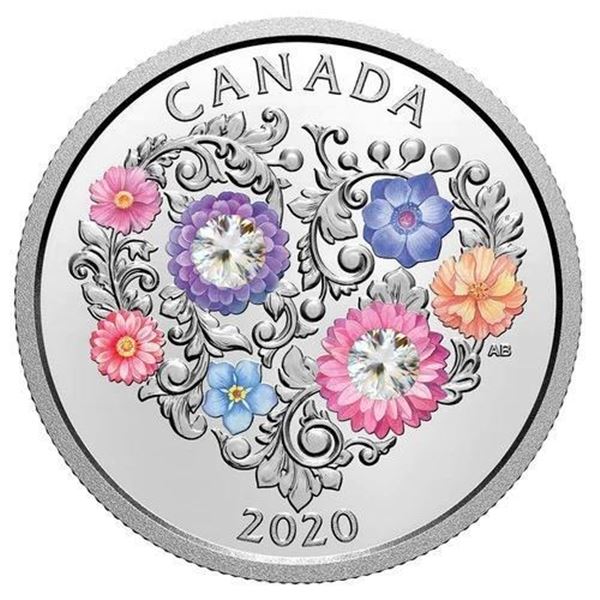 2020 $3 Celebration of Love - Pure Silver Coin