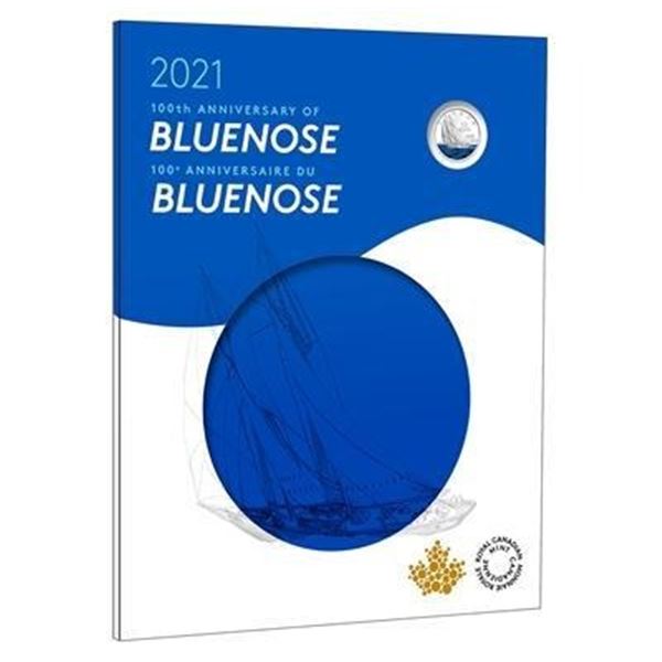 2021 100TH ANNIVERSARY OF THE BLUENOSE - COMMEMORATIVE COLLECTOR KEEPSAKE CARD