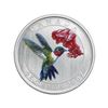 Image 1 : 2007 25c Birds of Canada: Ruby-Throated Hummingbird - Coloured Coin - Sold Out issue - Secondary val