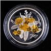 Image 2 : 2007 50c Golden Forget-Me-Not - Sterling Silver Coin - Sold Out Issue