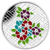 Image 1 : RCM 2014 Fine Pure Silver $20 Stained Glass Castle