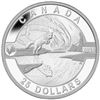 Image 1 : 2014 $25 O Canada: The Arctic Fox and the Northern Lights - Pure Silver Coin, Stock Photo Used For L
