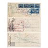 Image 2 : Group of 3 Scrip - Banque Canadienne Nationale Cvheques w/ War Stamps, Dated 1927 & 1932