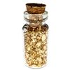 Image 1 : Assayers Glass Jar Filled With .9999 Fine 24kt Gold Leaf Flakes