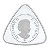 Image 2 : 2008 50c Milk Delivery - Sterling Silver Triangular Coin