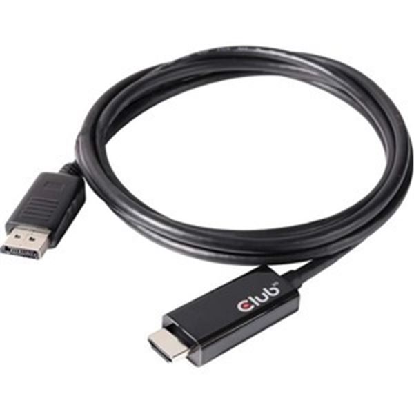 Club 3D CAC-1082 DisplayPort 1.4 to HDMI 2.0B HDR Cable, M/2M/6.56 ft
