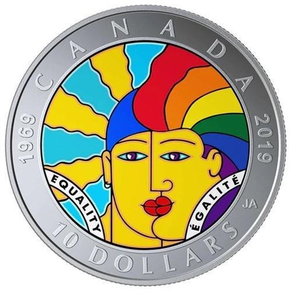 2019 $10 Equality - Pure Silver Coin