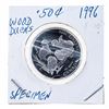 Canada 1996 50 Cents Silver Specimen Wood Ducks