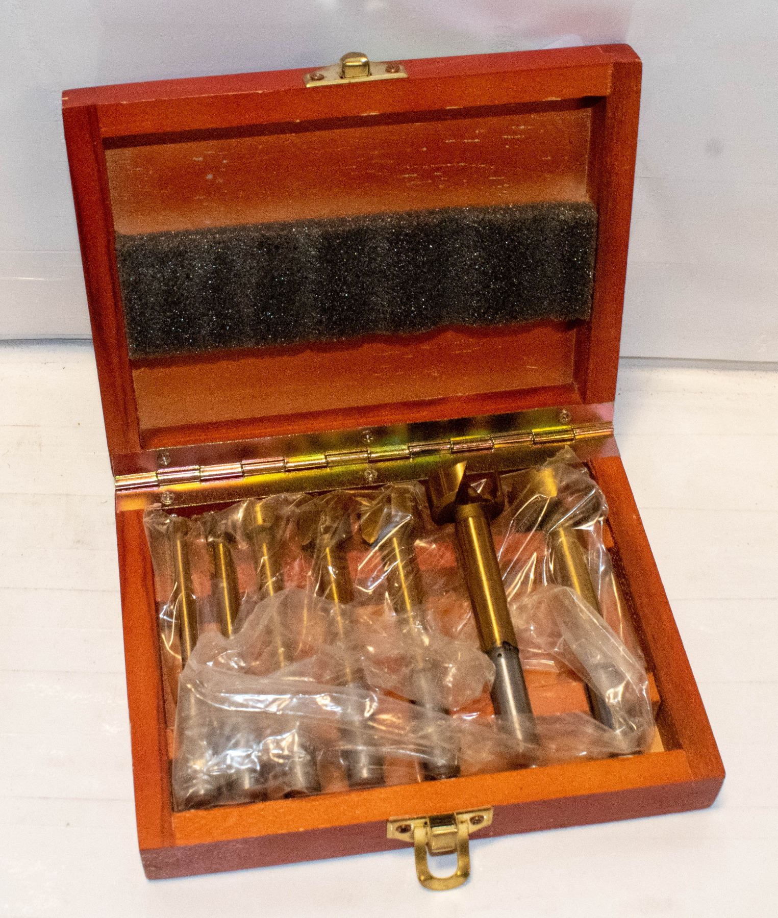 NEW MIBRO SET OF 7 BRASS ROUTER BITS IN BOX