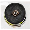 Image 1 : GOLDPLATED 925 STERLING RING WITH 2