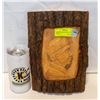 Image 1 : ARTIST SIGNED WOODEN CARVING OF MAN