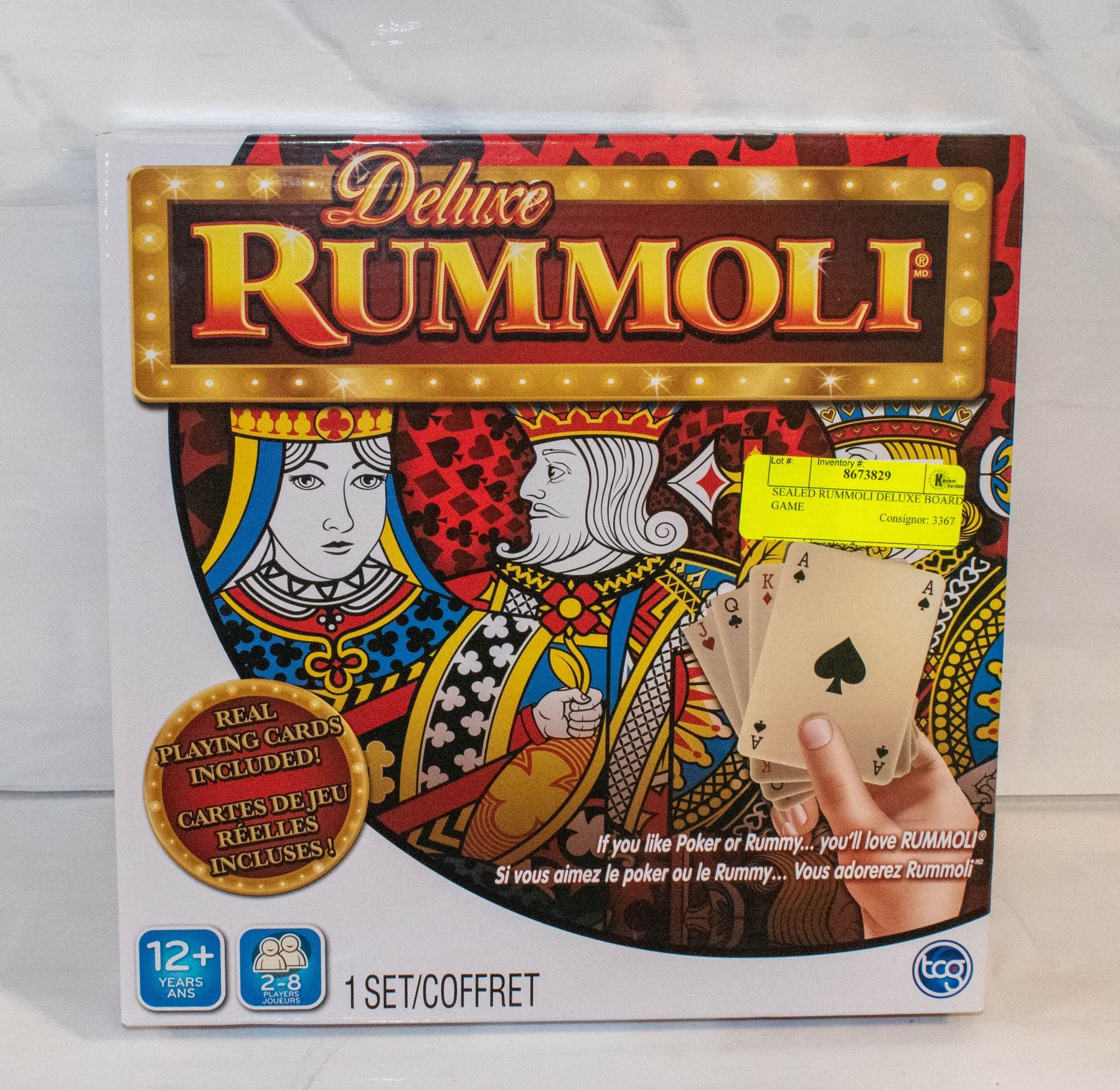 Playing Rummoli SEALED RUMMOLI DELUXE BOARD GAME