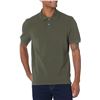 Image 1 : AMZ ESSENTIALS MENS MEDIUM REGULAR FIT PIQUE POLO