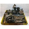 Image 1 : LARGE LOT OF SILVER PLATED  ESTATE ITEMS. ESTATE