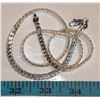 Image 1 : 22 INCH STAMPED 925 SILVER NECKLACE WEIGHING 21