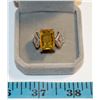 Image 1 : YELLOW TOPAZ COLORED PRINCESS CUT 9.85X13.9