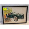 Image 1 : VINTAGE FRAMED PRINT OF 1935 HILLMAN IMP