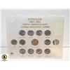Image 1 : 1867-1992 FULL COIN SET 125TH ANNIVERSARY