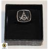 Image 1 : NEW MENS FREEMASON RING SIZE 11