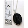 Image 1 : NATURAL OVAL BLACK TOURMALINE