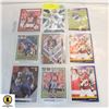 Image 1 : LOT OF 9 FOOTBALL ROOKIE CARDS