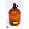 Image 1 : ANTIQUE BROWN GALLON GLASS