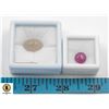 Image 1 : #186-MOONSTONE 9.60CT & HEATD RUBY 4.30CT