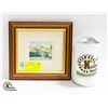 Image 2 : SMALL SIGNED WATERCOLOUR PRINT OF