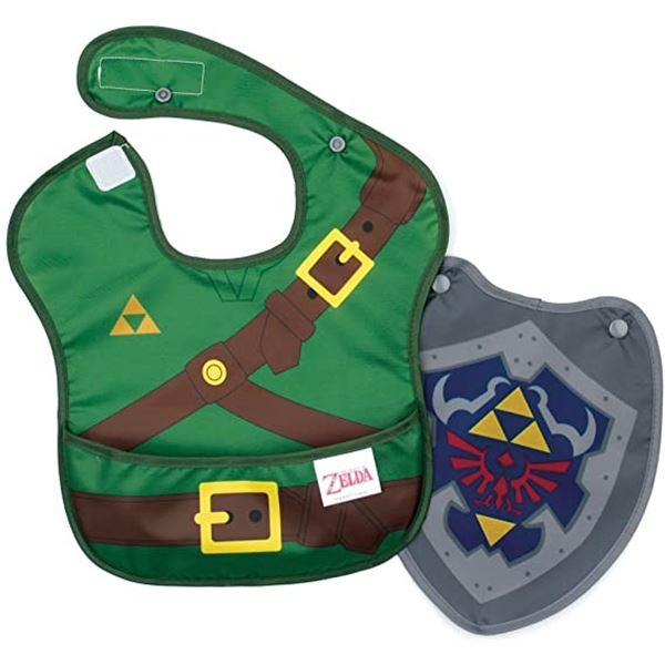 NEW BUMKINS ZELDA SUPER BIB WITH REMOVABLE CAPE