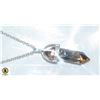 Image 1 : HEXAGON PENDANT CRYSTAL QUARTZ POINT NECKLACE