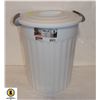 Image 1 : STERILITE 24 QT UTILITY GARBAGE CAN WHITE