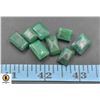 Image 1 : #88-GREEN EMERALD GEMSTONE 55.10CT